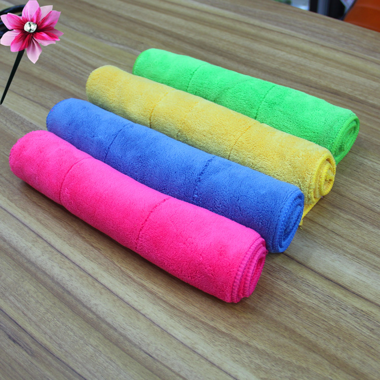 Ultra-Fine Coral Fleece Absorbent Towel Pure Cotton Natural Color Cotton Non-Fluorescent Agent Soft Absorbent Face Towel