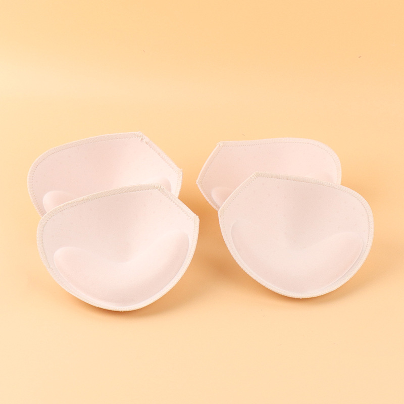 factory direct sales bra insert underwear mold cup bra copying triangle thickened massage layer breathable yoga chest pad