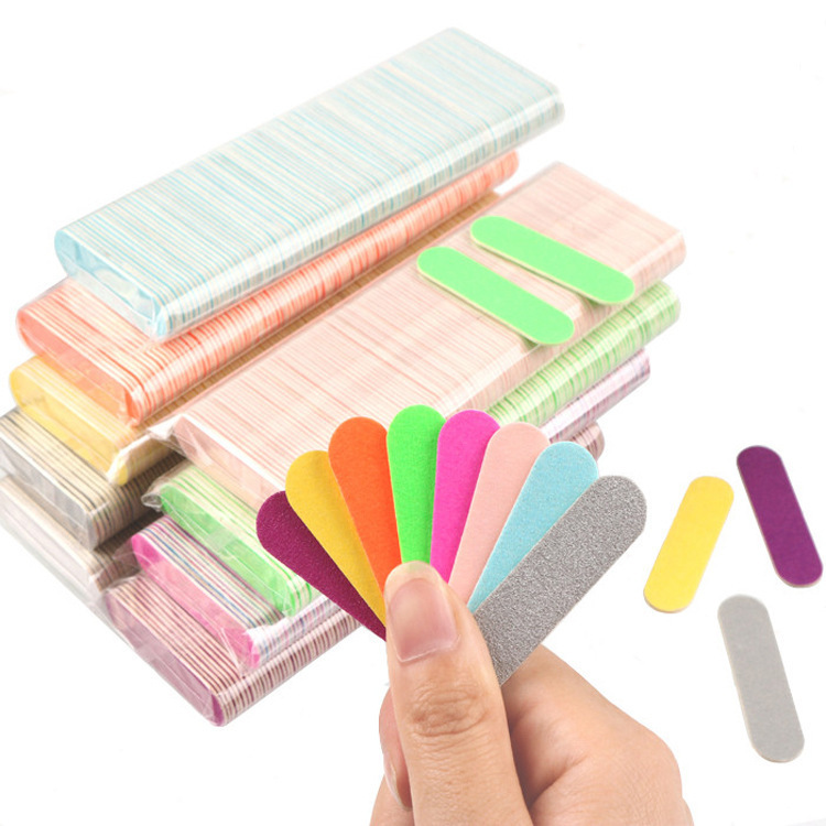nail art rubbing strip nail file mini frosted file double-sided grinding wood file manicure tool nail grinding strip
