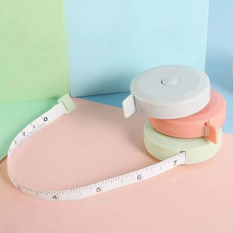 Cute Nordic Small Tape Measure cm Inch Soft Tape Measure Three Circumference Bust Hip Circumference Waist Circumference Clothing Measure Height Measure Ruler