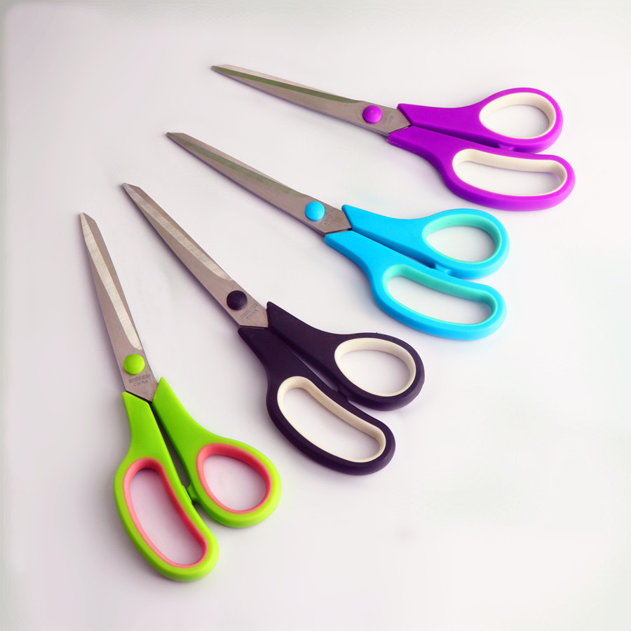 office scissors 8-inch tailor scissors strong handmade scissors stainless steel scissors factory spot direct sales