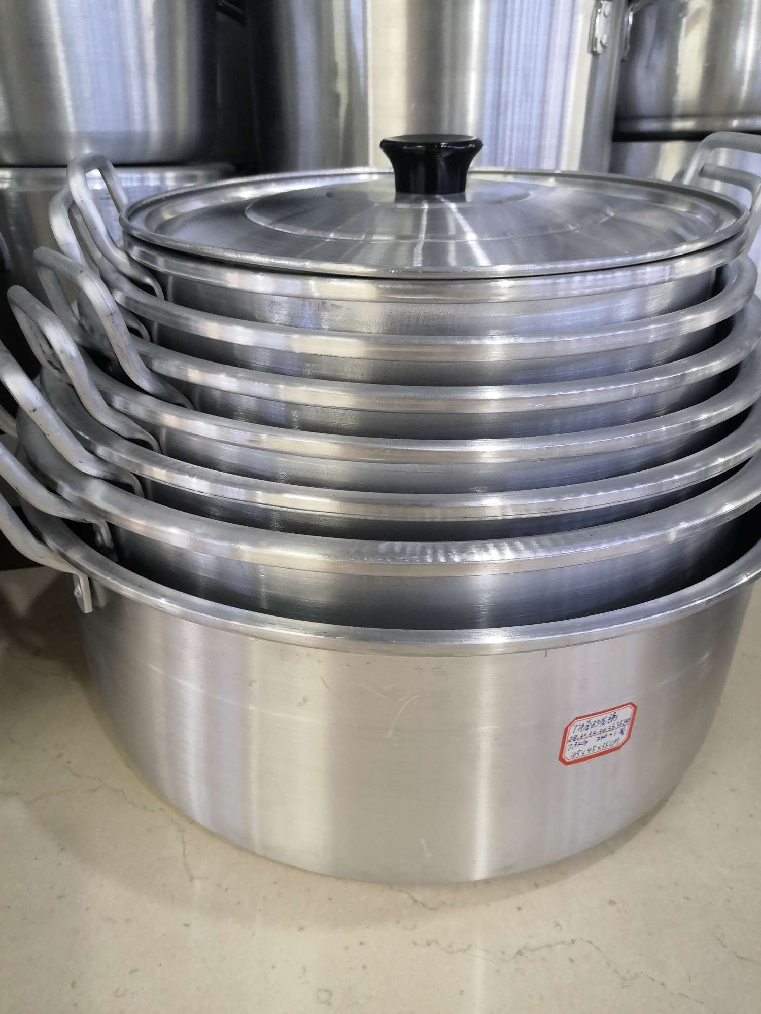 aluminum products 7-piece set an aluminum pot