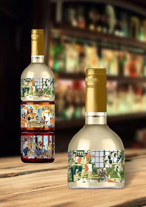 [original bottle imported] spanish original bottle imported three swordsmen dry red dry white whiskey three-in-one 250m