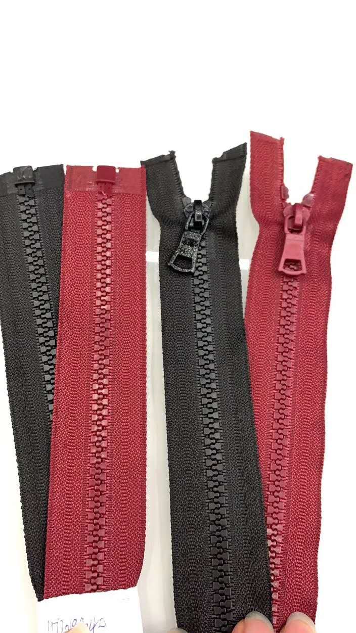 Yiwu Huada Die Casting Hongyu Zipper Factory Direct Sales 3#5#8# Resin Zipper Clothing Zipper