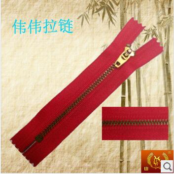 [factory direct sales] 3# bronze zipper closed zipper real copper zipper