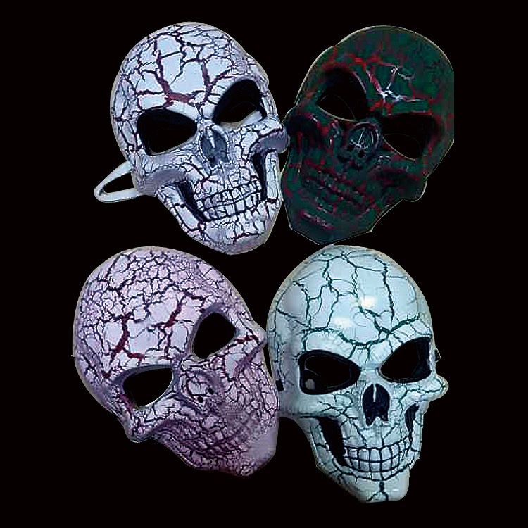 Factory Direct Sales Wholesale Halloween Crack Skull Mask