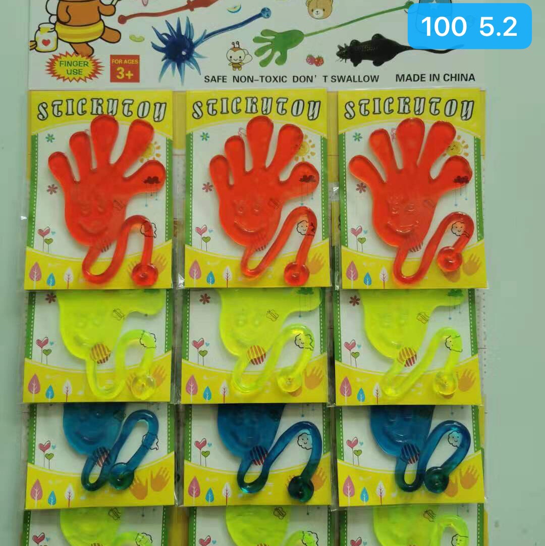 12 soft hand color soft material toy children‘s toy soft material hand soft material sticky hand