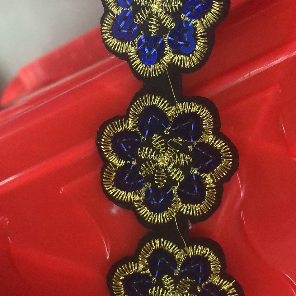Non-Woven Fabric Embroidered Piece Computer Embroidery Lace Clothing Accessories