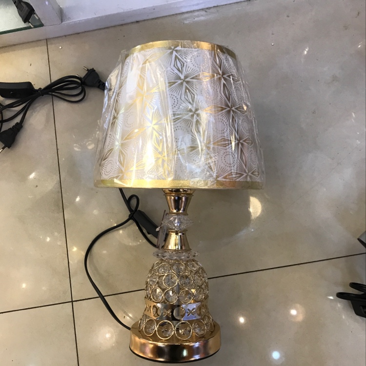 2023 New Chinese Style Crystal Glass Table Lamp High-Grade Ins Style Eye Protection Table Lamp Bedroom Bedside Lamp Ambience Light