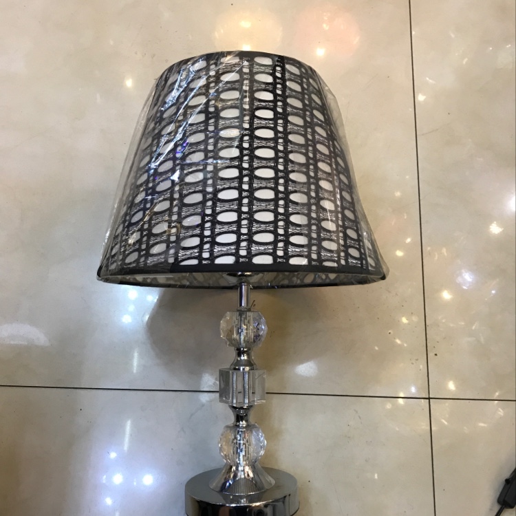 2023 New Chinese Style Crystal Glass Table Lamp High-Grade Ins Style Eye Protection Table Lamp Bedroom Bedside Lamp Ambience Light