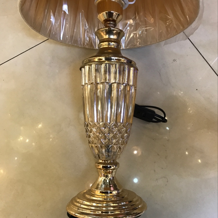 2023 New Chinese Style Crystal Glass Table Lamp High-Grade Ins Style Eye Protection Table Lamp Bedroom Bedside Lamp Ambience Light