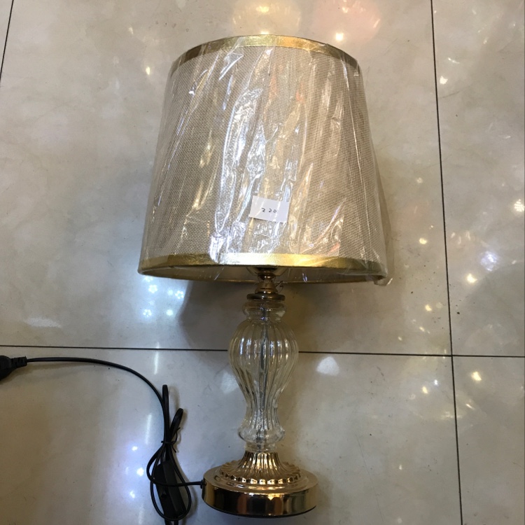 2023 New Chinese Style Crystal Glass Table Lamp High-Grade Ins Style Eye Protection Table Lamp Bedroom Bedside Lamp Ambience Light