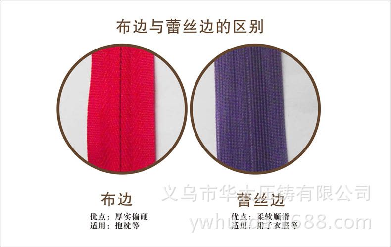 Factory Direct Sales Various Sizes Various Colors 3# Invisible Woven Belt