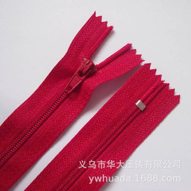 Factory Direct Sales 3# Nylon Closed Automatic Head Zipper