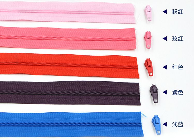 Factory Direct Sales 3# Nylon Closed Automatic Head Zipper