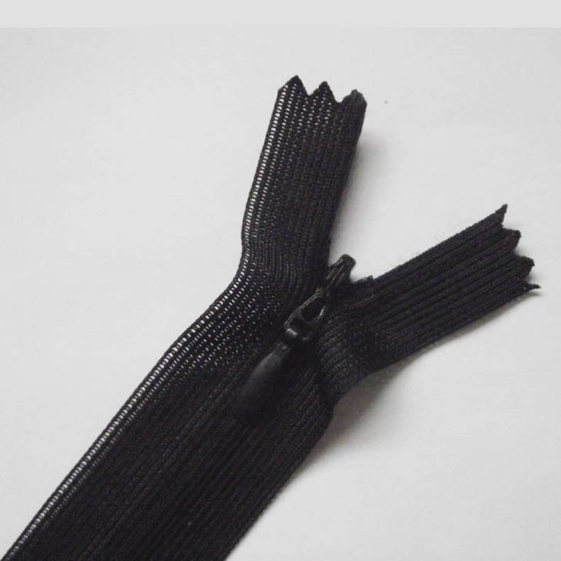 Factory Direct Sales 3# Invisible Silk Zipper and Pull Head