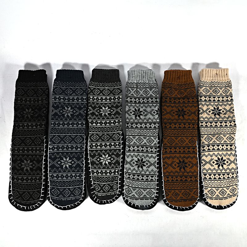 Cross-Border Men's Wool Thick Stockings Room Socks Carpet Foot Sock Acrylic Wool Socks Men's Socks