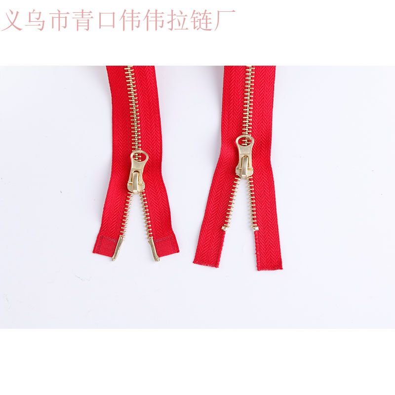 5# bronze open zipper 5# bronze open-end zipper 5# bronze double open tail zipper 5# qinggu