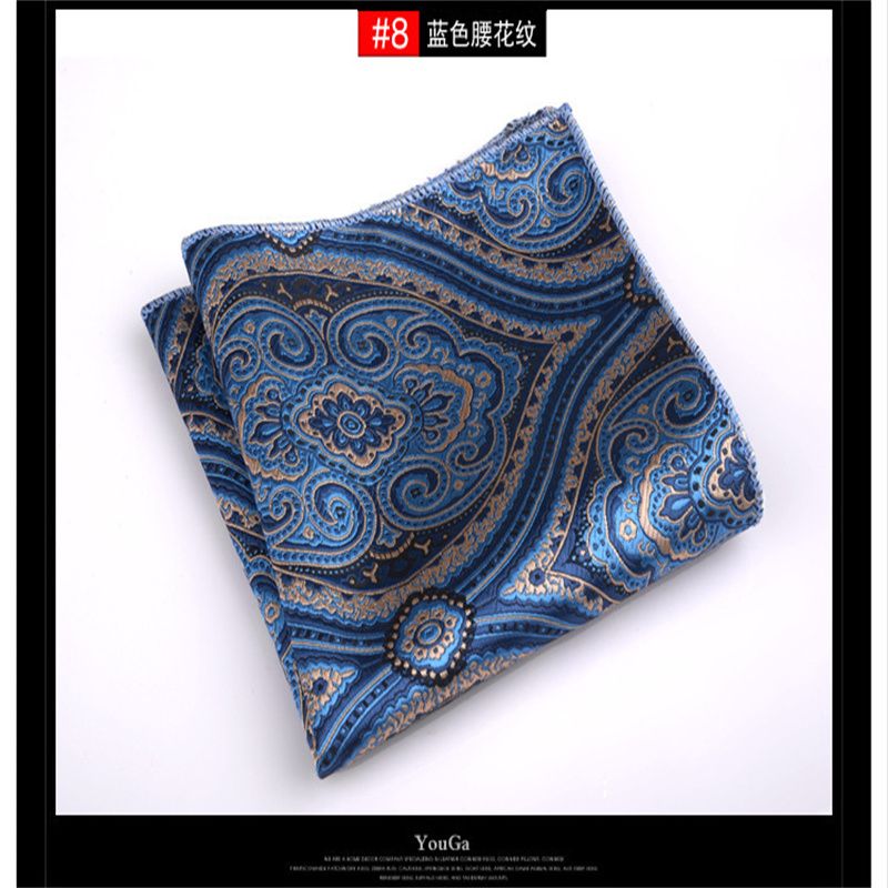 Middle-Aged and Elderly Men's Export Foreign Cotton Large Handkerchief Men's Sweat-Absorbent Classic Handkerchief Towel 48