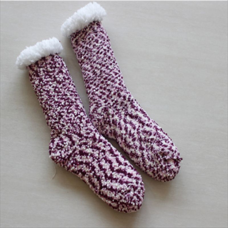 Women's Wool Thick Stockings Room Socks Carpet Foot Sock Acrylic Woolen Yarn Socks Female Men's Socks 30