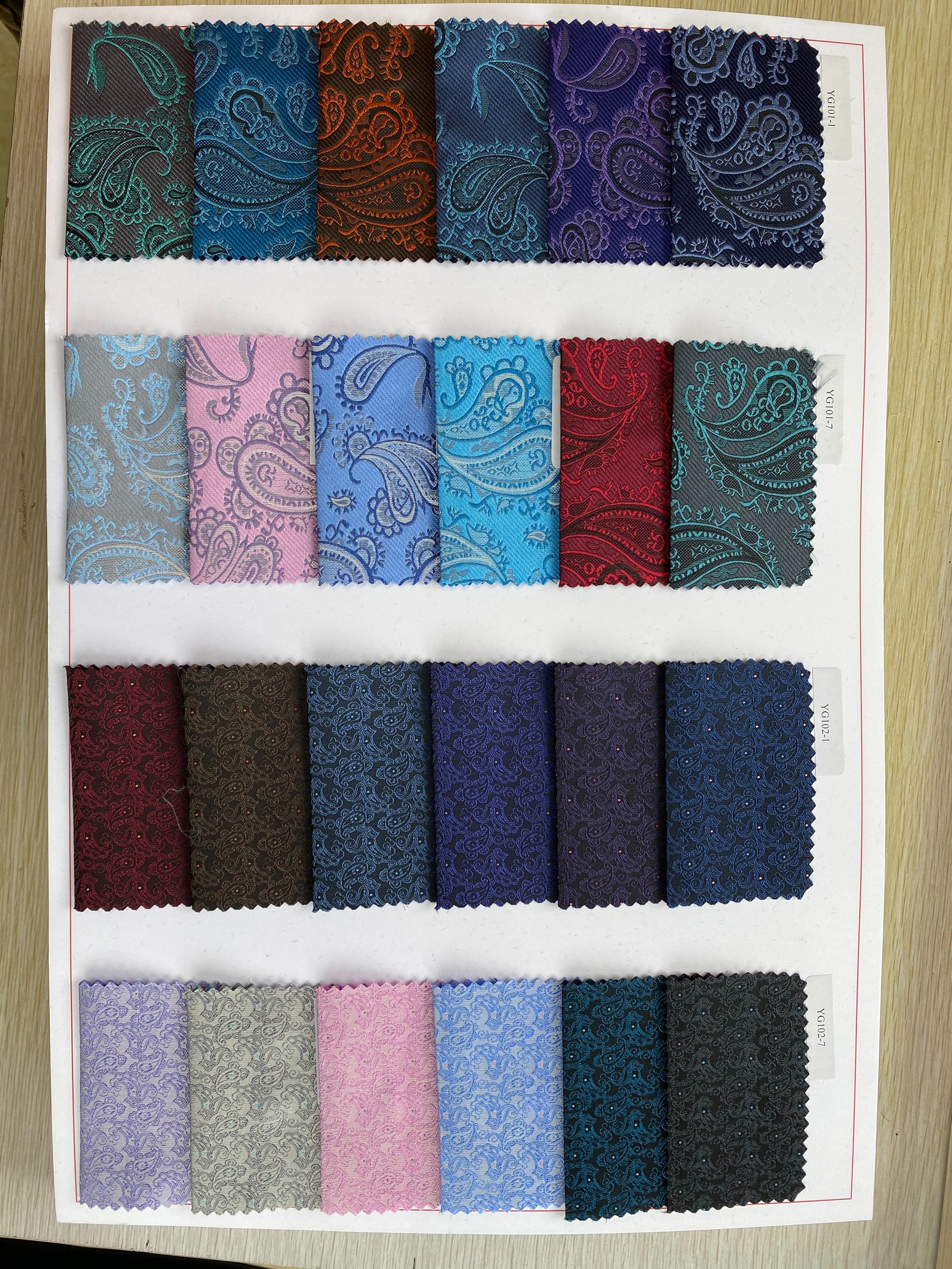 Factory Direct Supply Business Clothing Business Tie Clothing Wear Matching Piece Color Card Business Fashion Shirt Men‘s Tie