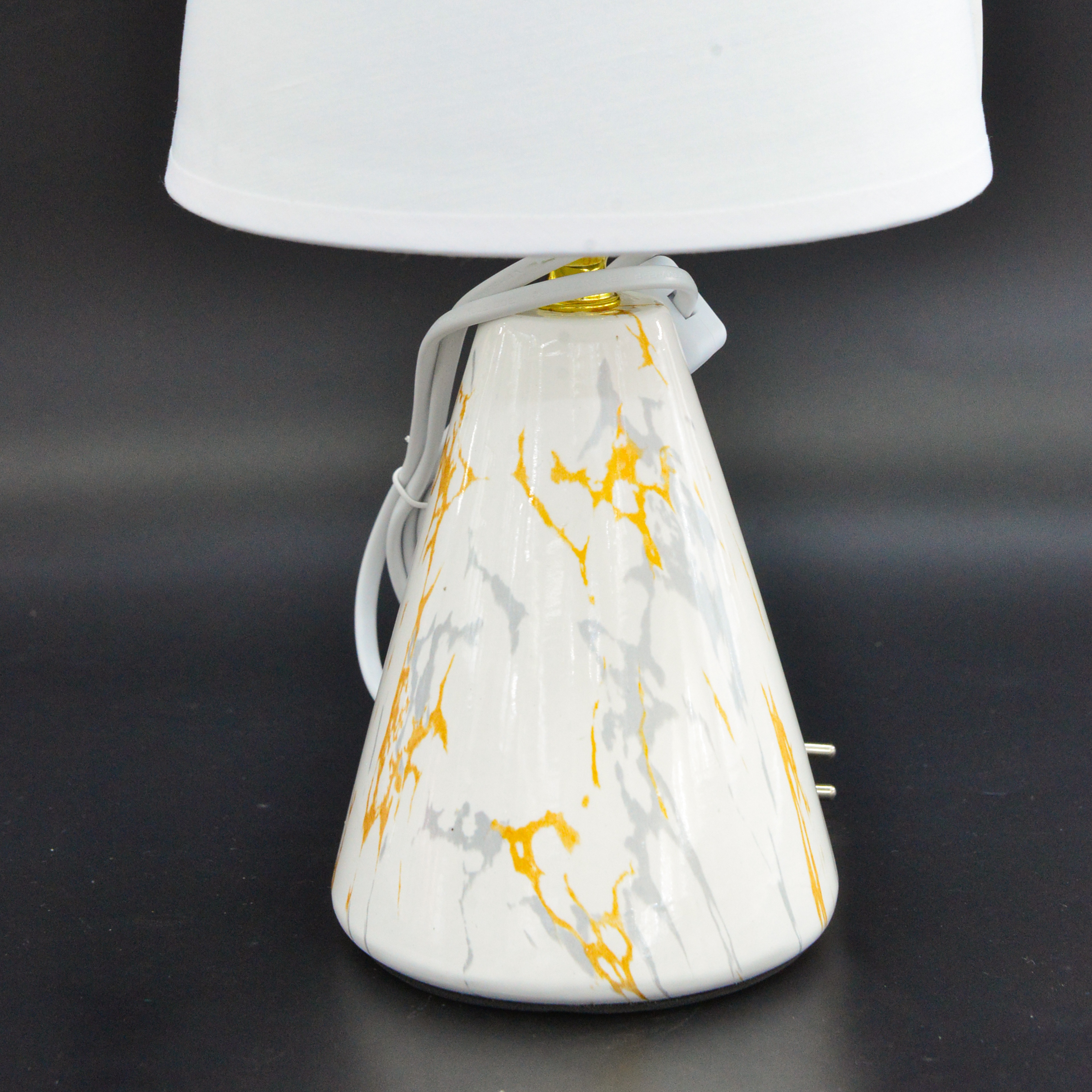 Home Ceramic Decoration Marbling Ceramic Table Lamp