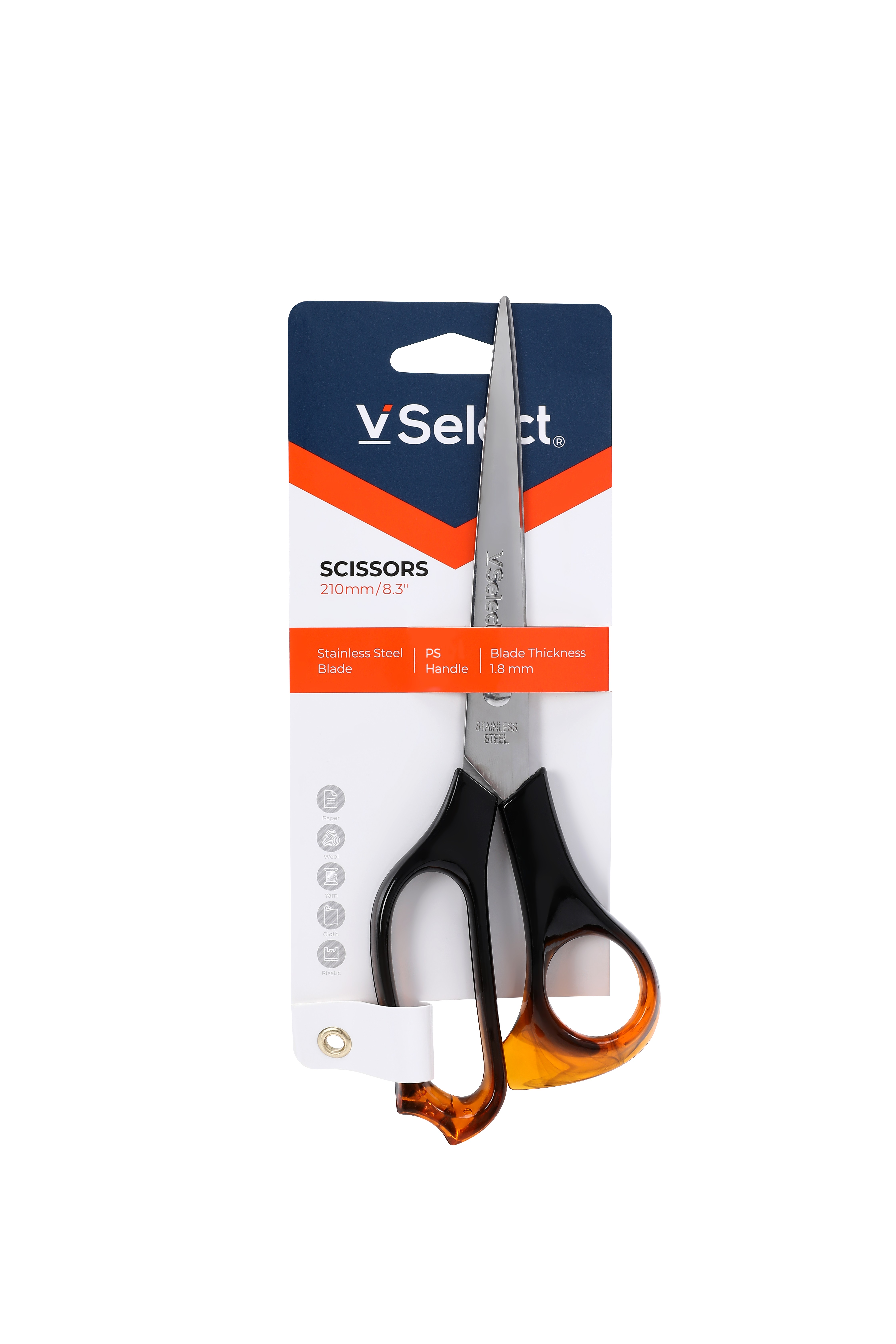 office scissors 210mm foreign trade exclusive for one box