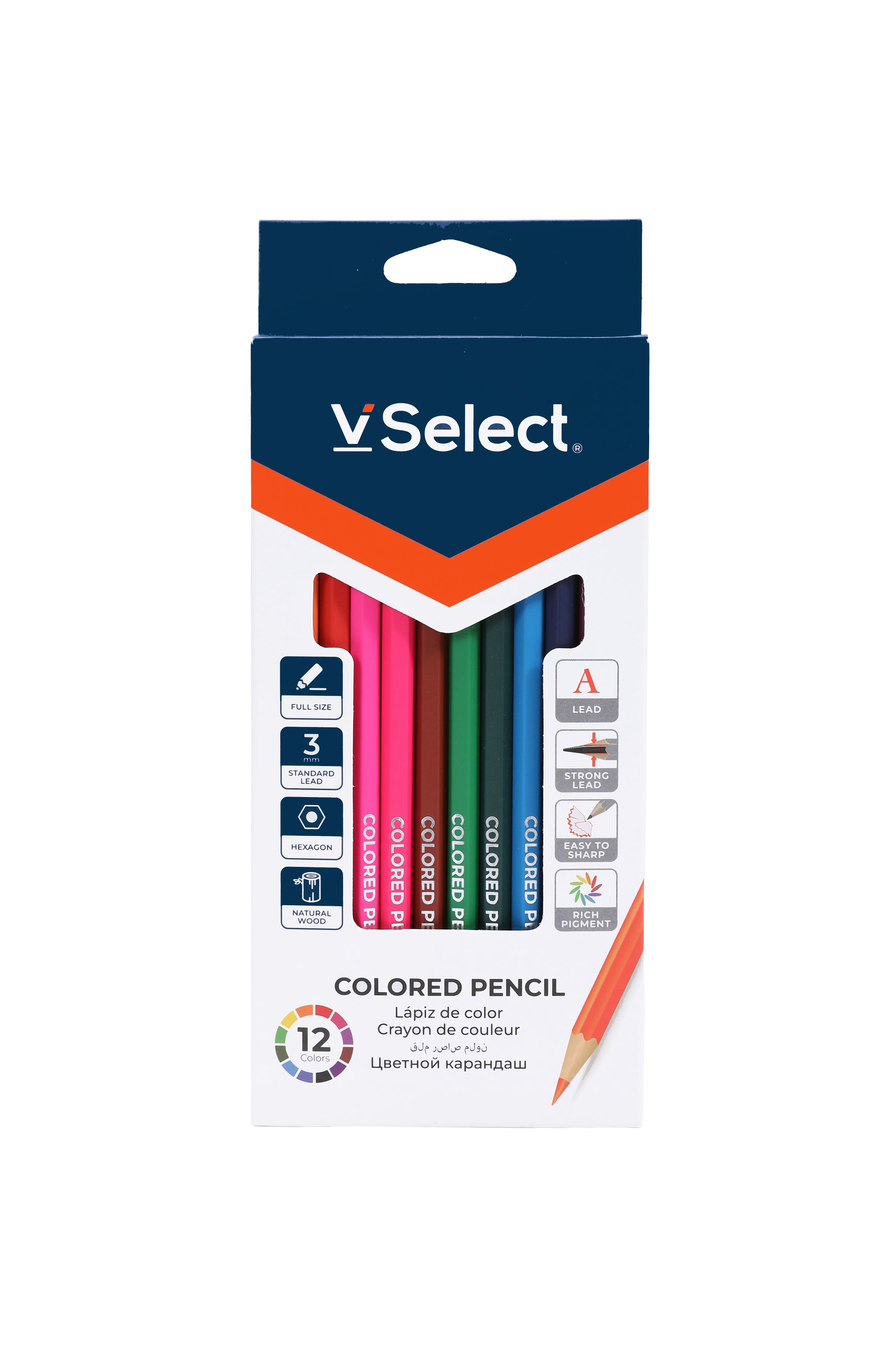 color pencil 12 colors foreign trade exclusive for one box at least batch