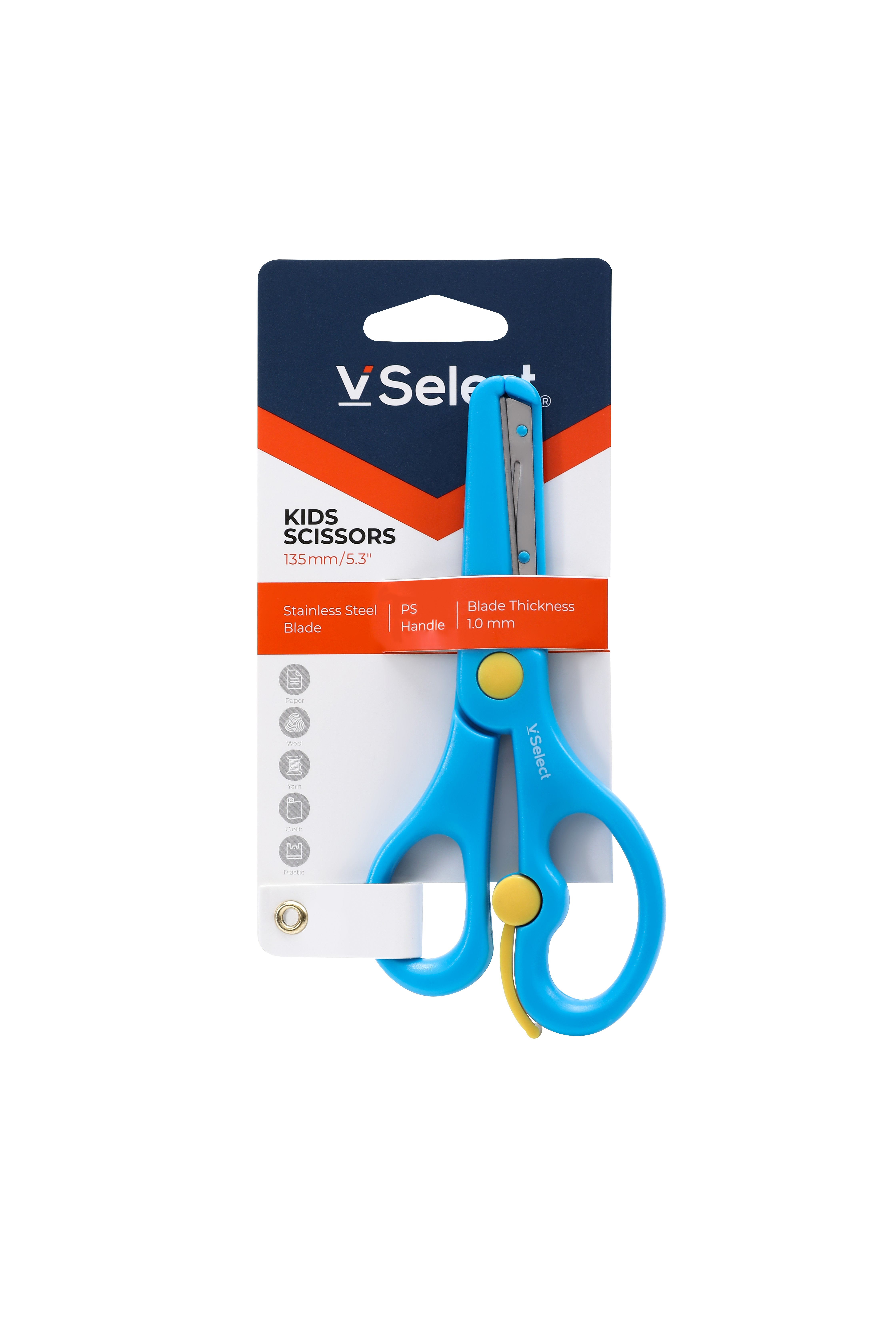 children‘s scissors 135mm foreign trade exclusive for one box