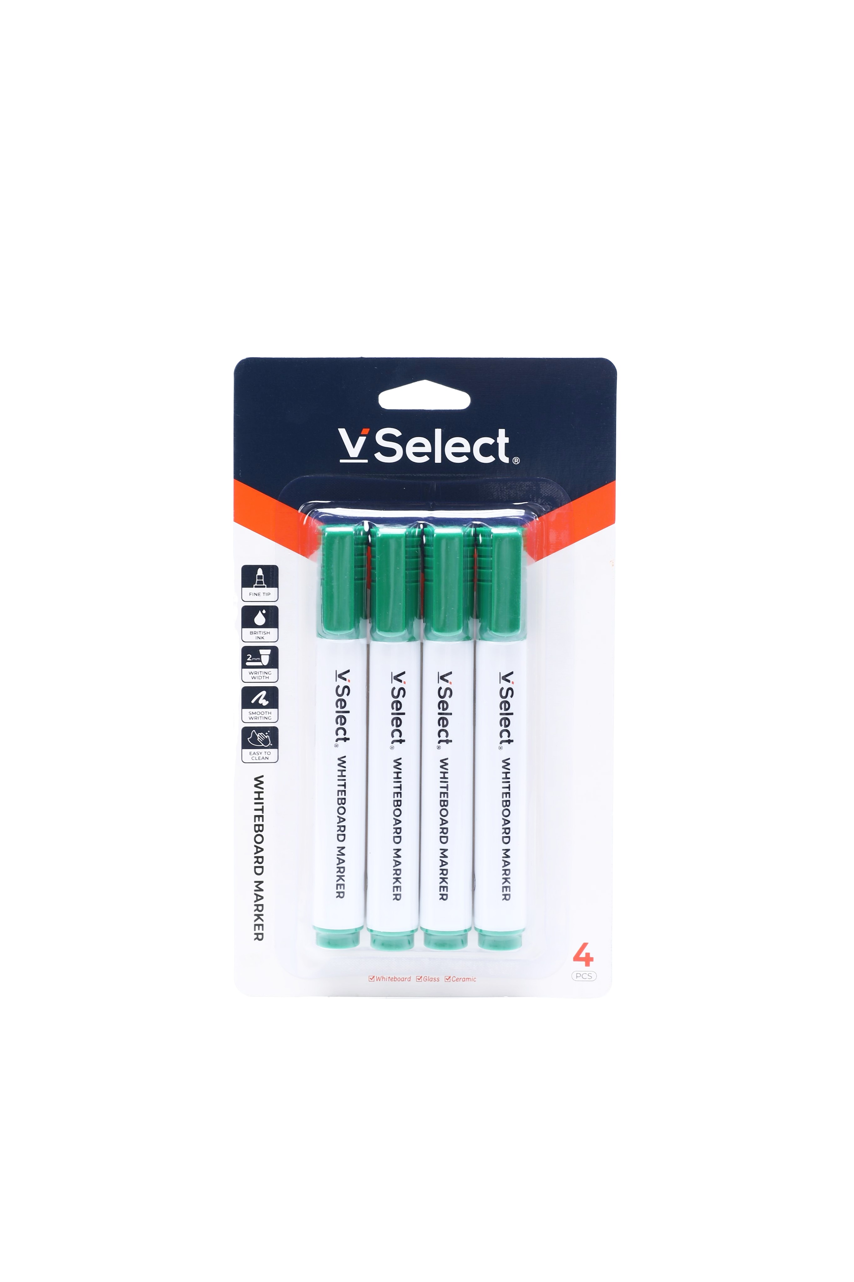 thick whiteboard marker green 4 pcs/card foreign trade exclusive for one box at least batch