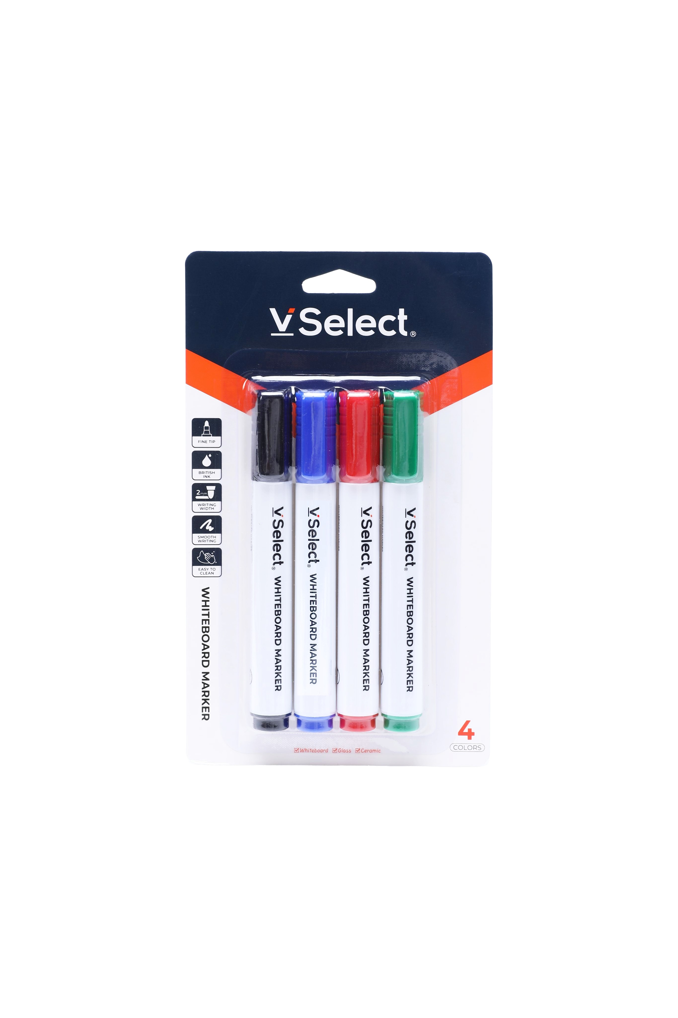 thick whiteboard marker 4 colors 4 pcs/card foreign trade exclusive for one box at least batch