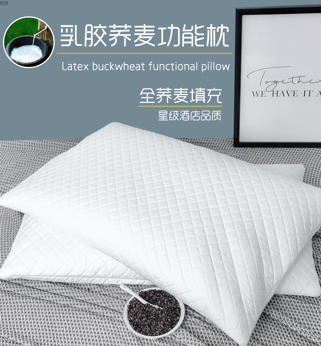 P-15 Latex Buckwheat Functional Pillow