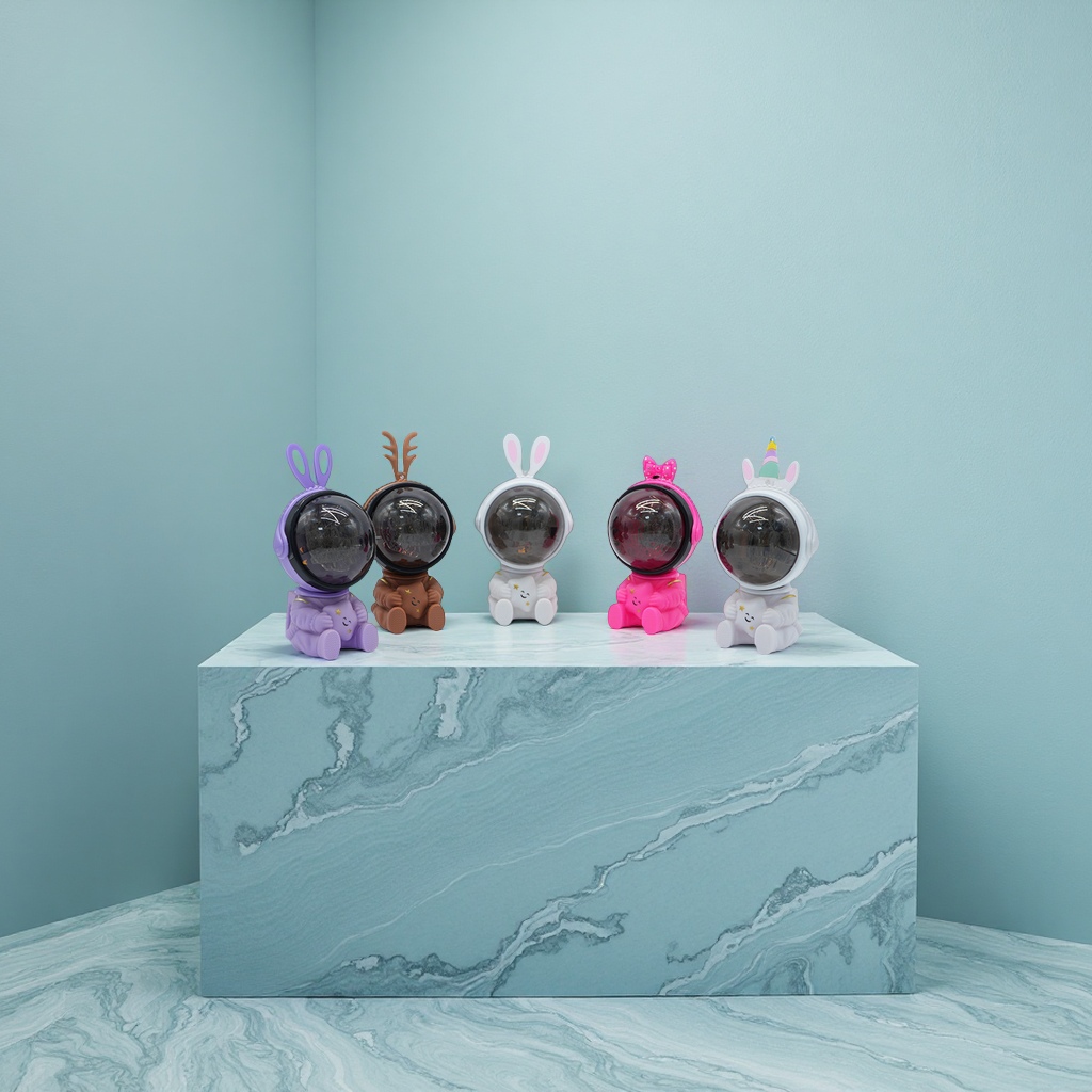 Astronaut starry sky projection lamp, room and bedroom decoration, starry sky ceiling, night light, starry sky atmosphere, small table lamp gift Specification image