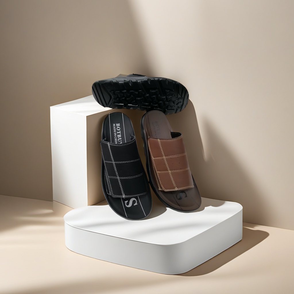 布艺拖鞋实物图