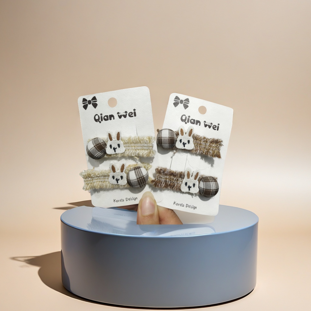 发夹/发卡/抓夹/发饰/植绒细节图