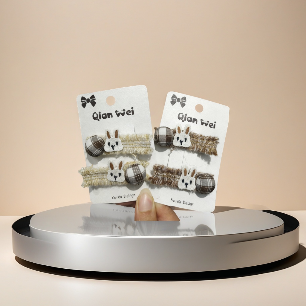 发夹/发卡/抓夹/发饰/植绒产品图