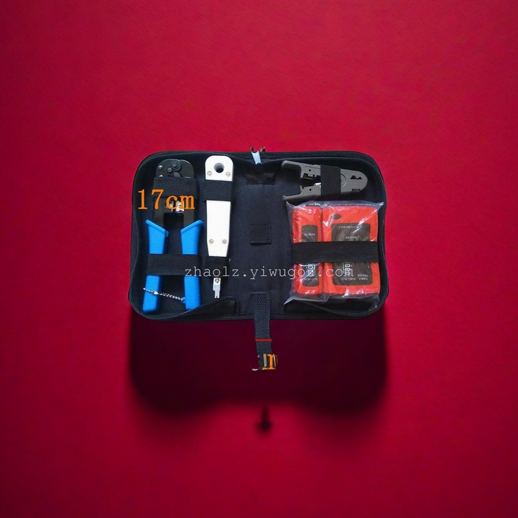 绿林粉色工具箱包五金螺丝塑料盒多功能工具包便携收纳整理