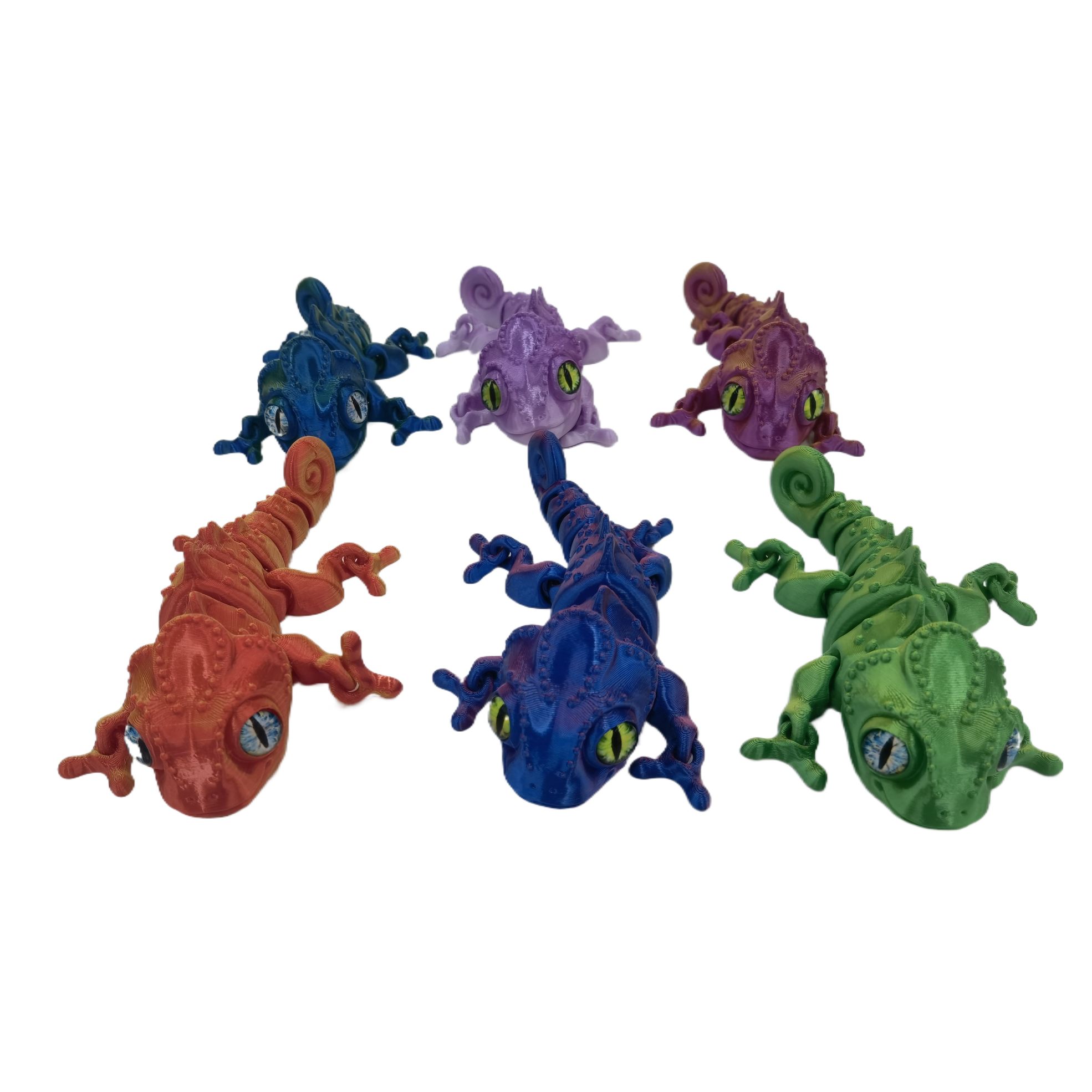 3D打印变色龙摆件