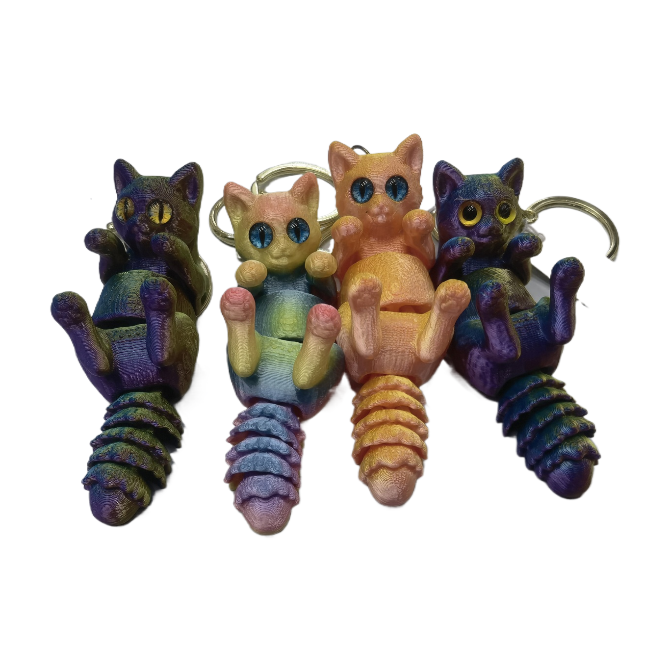 3D打印小懒猫钥匙扣