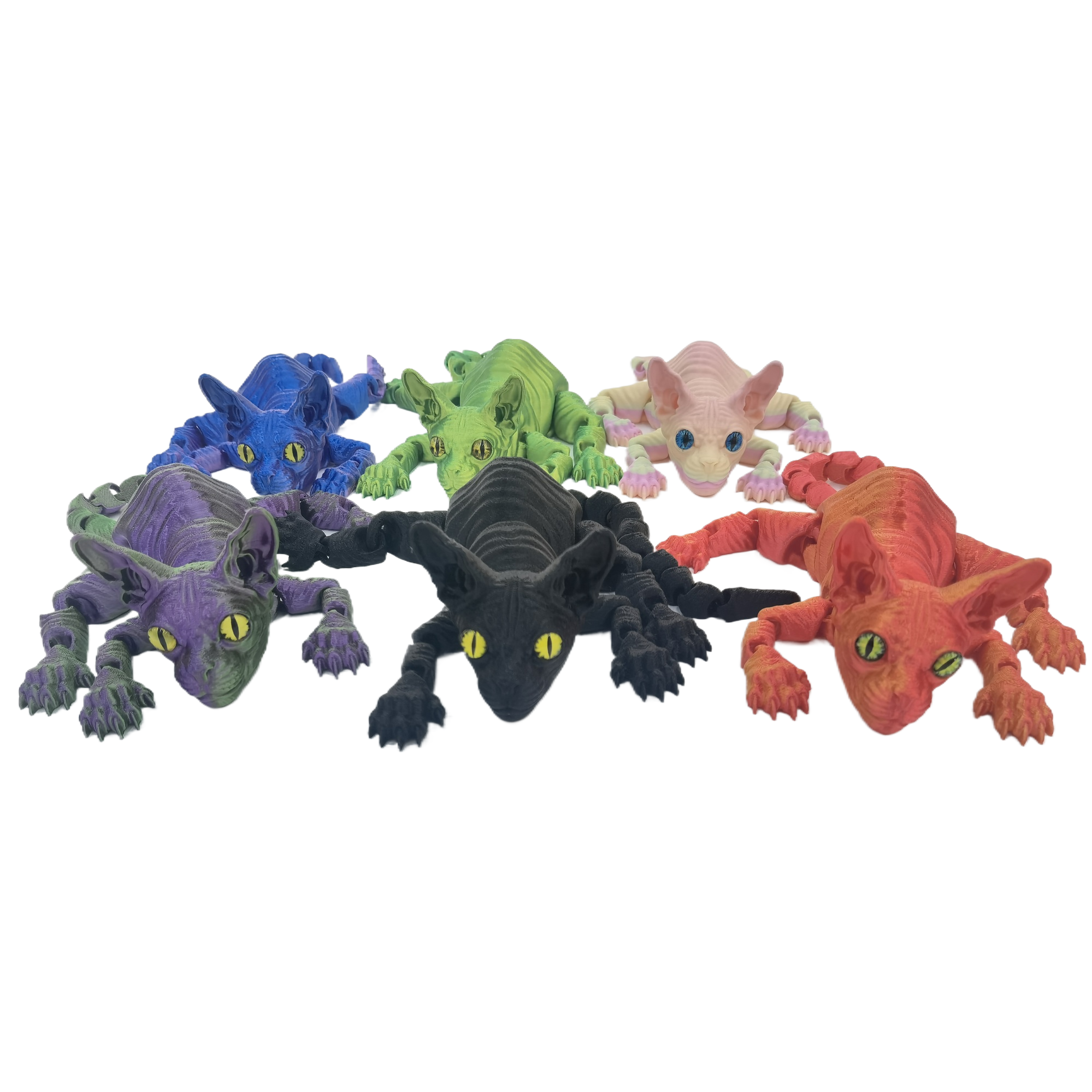 3D打印WU毛猫摆件