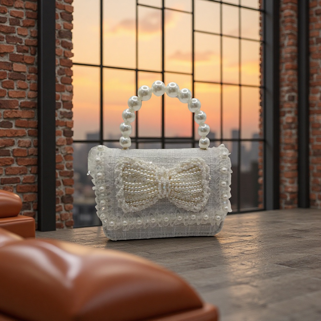Women's miscellaneous bags, pearl decorated handbags, fashionable and versatile handbags, new trendy styles for women's bags details Picture