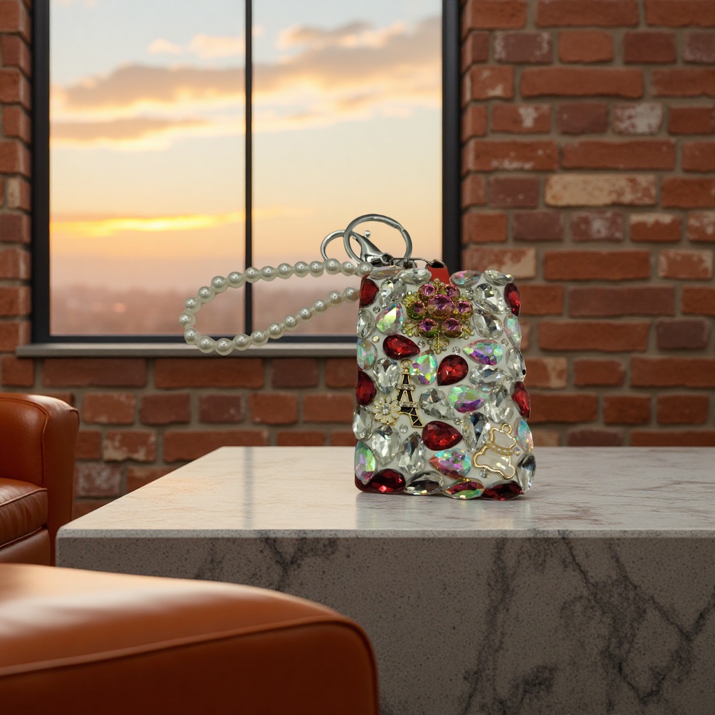 Sanrio phone case luxurious decoration phone case crossbody chain coconut shell handicraft small crossbody bag Plush cute trendy style Application Scenario