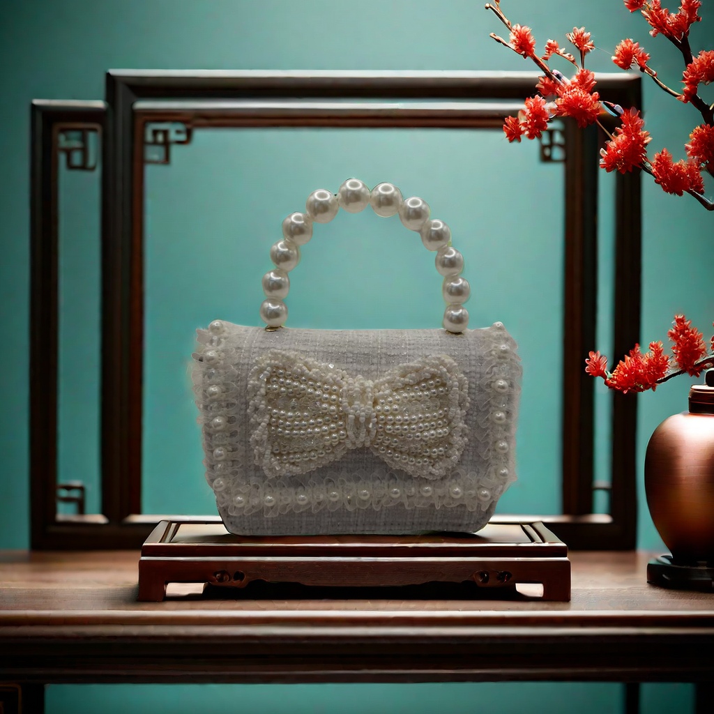 Pearl decorated women's miscellaneous bags, handbags, fashionable and versatile women's bags, handbags, handbags, women's bags Specification image