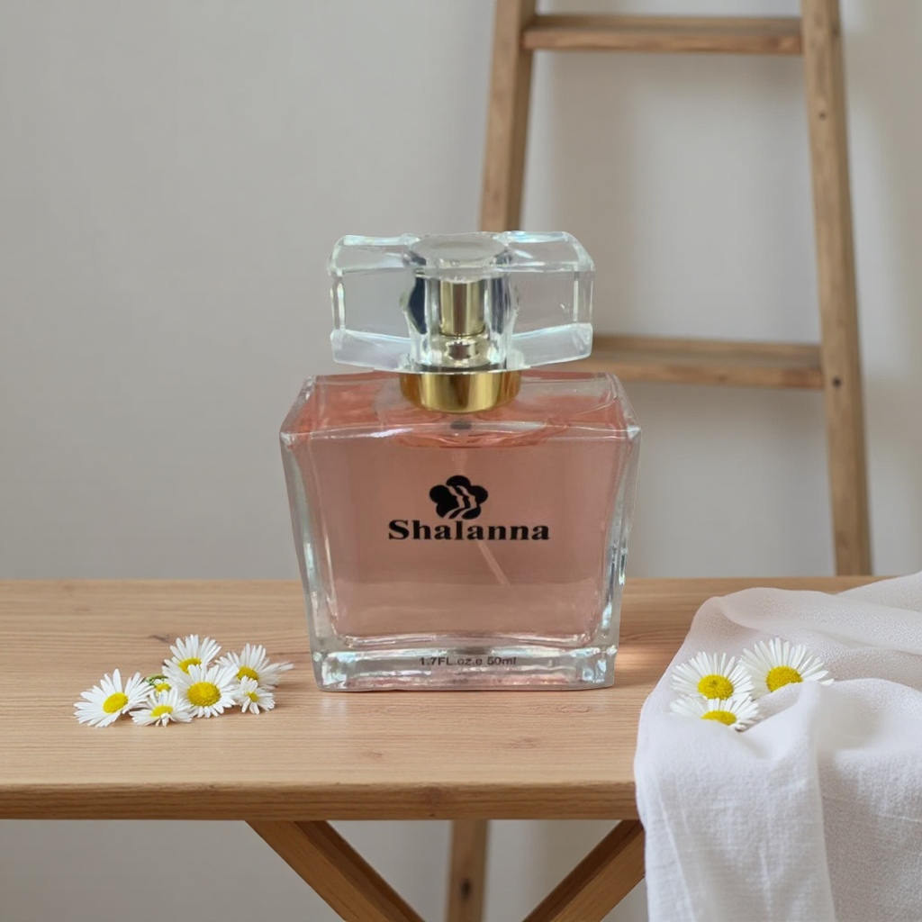 【Shalanna】 Shalanna perfume is a transparent, simple and fashionable essence perfume. It is a 1:1 perfume with a long-lasting fragrance Specification image