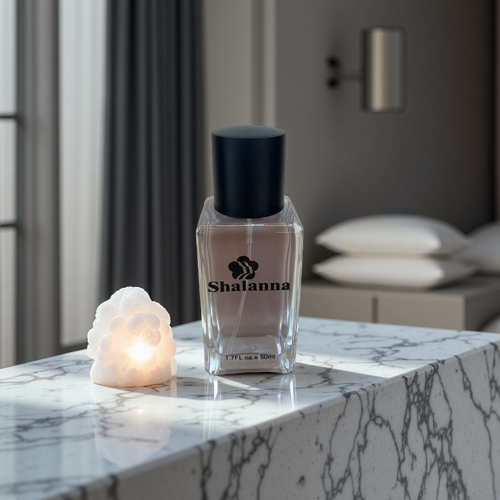 Shalanna is a creative unisex eau de toilette that leaves a lasting fragrance for 72 hours
