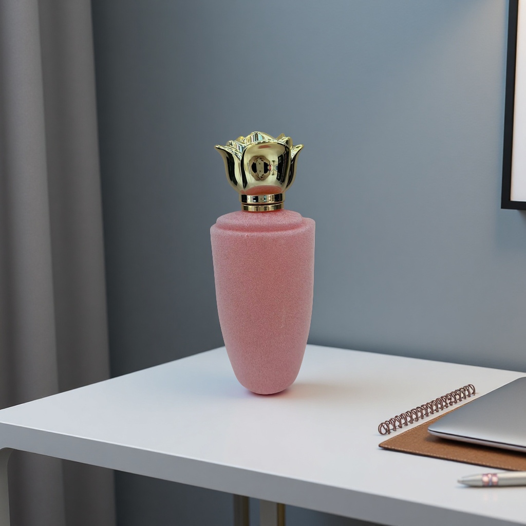 【Shanlanna】 Maiya Women's Perfume, pink velvet bottle, golden Middle Eastern perfume. This perfume is a gift for ladies and leaves a lasting fragrance for 72 hours
