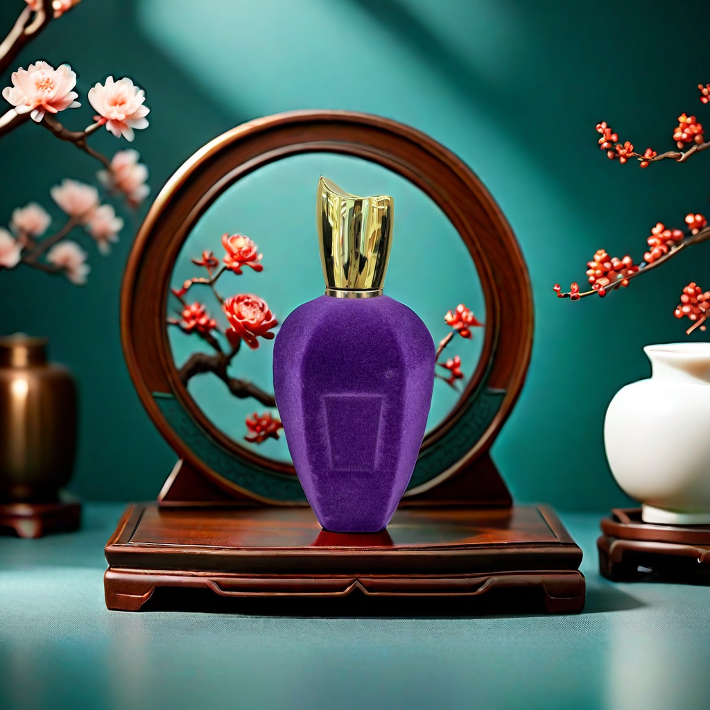 [Shalanna] sharana purple flocado perfume de larga duración luz perfume especial para mujeres aroma natural fresco elegante floral avene nicho