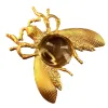 【SUGEBEINI】 Retro insect brooch with diamond-encrusted texture, exuding a retro and luxurious charm ZX00020 Item Picture