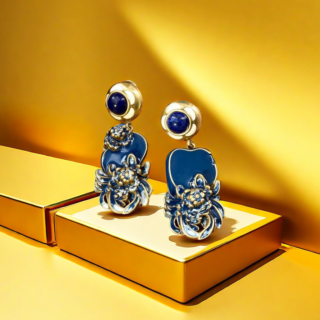 饰品/耳环/耳饰/烧焊锆石耳环/烧焊耳环产品图