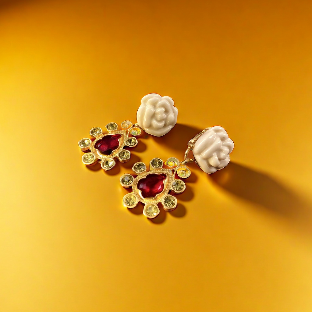 饰品/耳环/耳饰/烧焊锆石耳环/烧焊耳环产品图